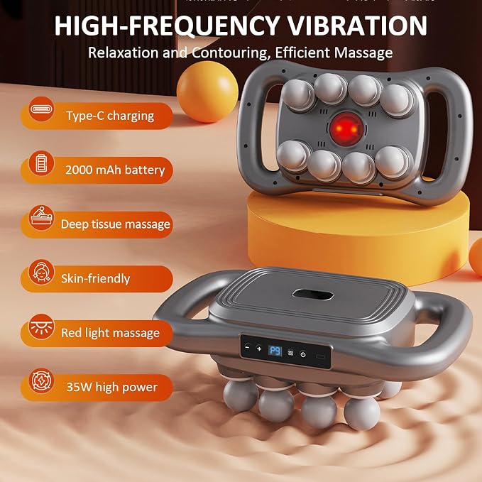 8D Massage Gun WNK-569 – Multi-Mode Percussion Massager for Deep Muscle Relief
