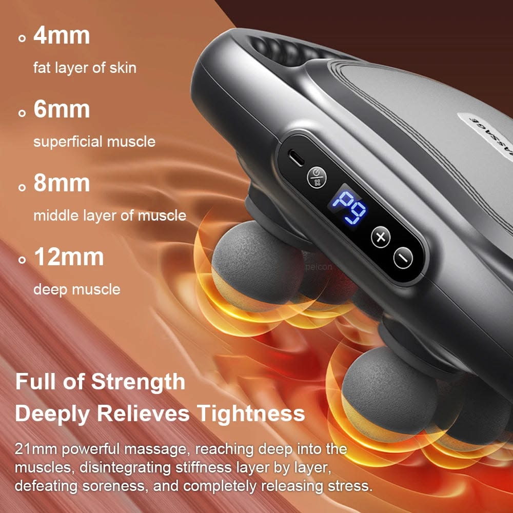 8D Massage Gun WNK-569 – Multi-Mode Percussion Massager for Deep Muscle Relief