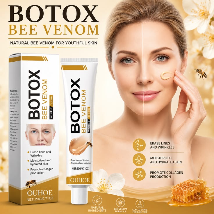 OUHOE Botox Bee Venom Wrinkle Cream (20g) – Anti-Aging & Skin Firming Face Cream