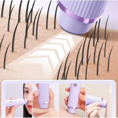 Double Head Electric Shaver for Women – Painless Hair Removal Trimmer for Legs, Underarms & Bikini Area