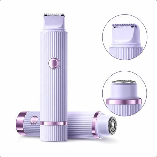 Double Head Electric Shaver for Women – Painless Hair Removal Trimmer for Legs, Underarms & Bikini Area