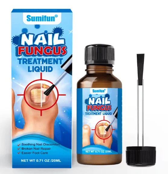 Sumifun Nail Fungus Treatment Liquid (20ml) – Antifungal Broken & Discolored Nail Repair Solution