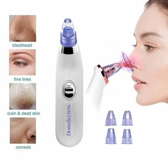 DermaSuction Pore Vacuum & Electric Facial Cleaning Device – Blackhead & Acne Remover