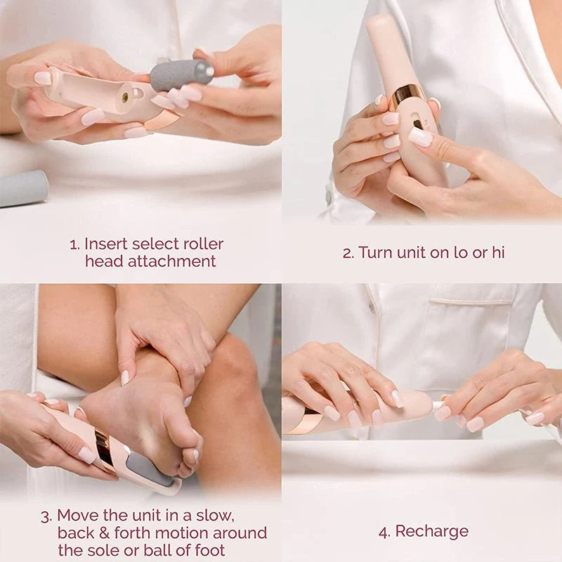 Electric Callus Remover for Feet – Portable Hard Skin & Dead Skin Remover Pedicure Tool