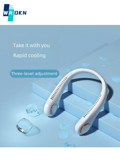 Rechargeable Portable Neck Fan, Hands-free Cooling