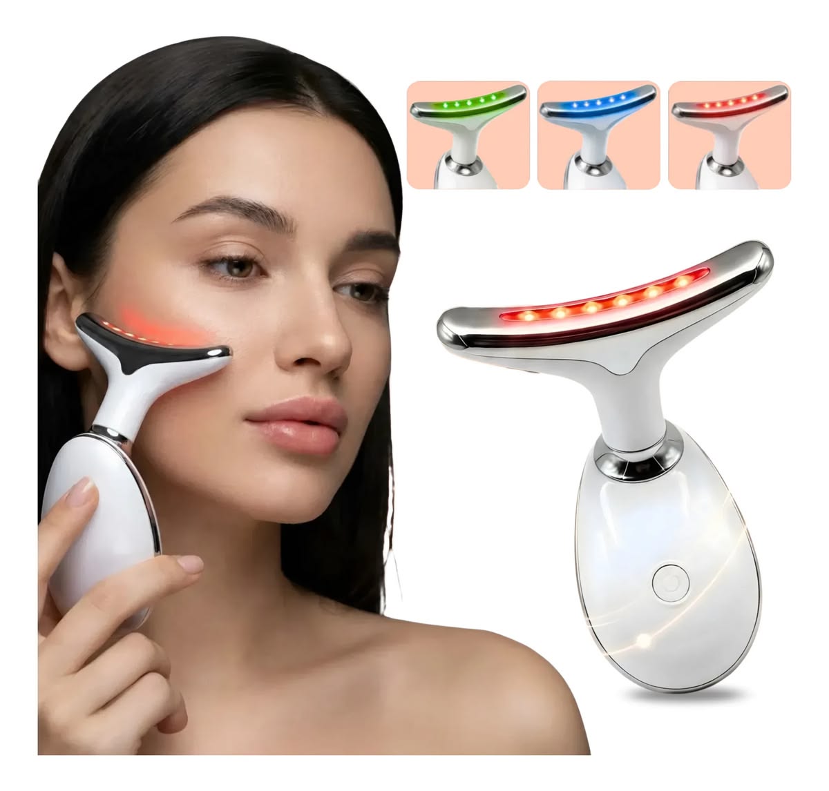 Before and After - LED Face Massager Deep Pore Cleansing