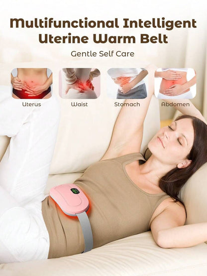 Electric Period Cramp Massager – Heating Belt for Menstrual Pain Relief