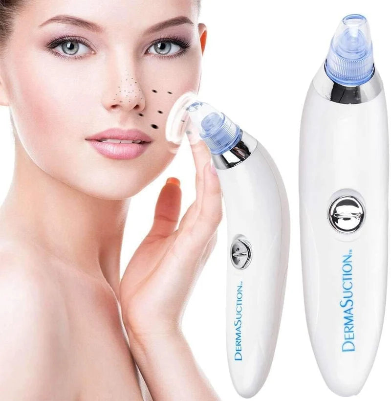 DermaSuction Pore Vacuum & Electric Facial Cleaning Device – Blackhead & Acne Remover